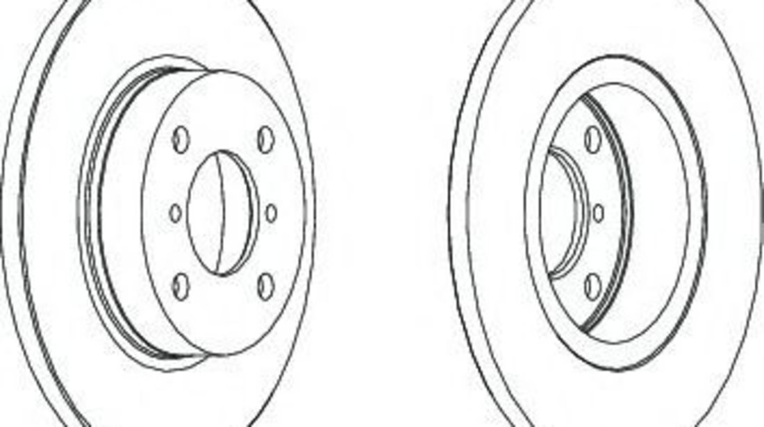 Disc frana SUZUKI WAGON R+ (MM) (2000 - 2016) FERODO DDF1148 piesa NOUA