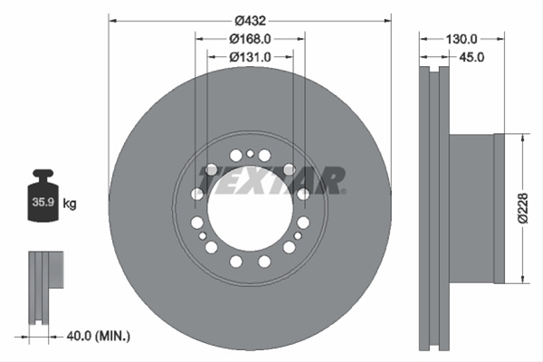Disc Frana Textar Man 93087200