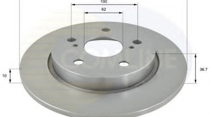 Disc frana TOYOTA AURIS TOURING SPORTS (ADE18, ZWE18, ZRE18) (2013 - 2016) COMLINE ADC01146 piesa NOUA