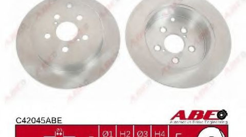 Disc frana TOYOTA AVENSIS Combi (T25) (2003 - 2008) ABE C42045ABE piesa NOUA