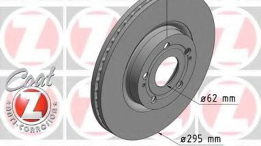 Disc frana TOYOTA AVENSIS Combi (T25) (2003 - 2008) ZIMMERMANN 590.2592.20 piesa NOUA