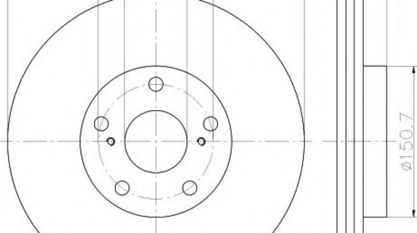 Disc frana TOYOTA AVENSIS Combi (T25) (2003 - 2008) TEXTAR 92168003 piesa NOUA