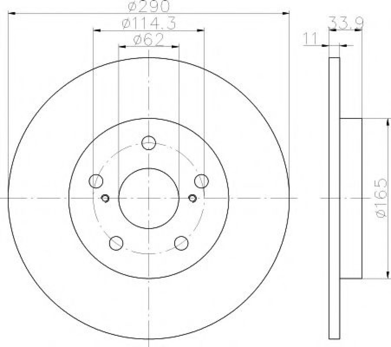 Disc frana TOYOTA AVENSIS combi (ZRT27, ADT27) (2009 - 2016) TEXTAR 92195200 piesa NOUA