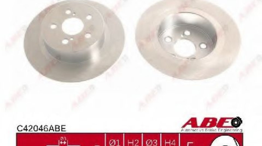 Disc frana TOYOTA AVENSIS Liftback (T22) (1997 - 2003) ABE C42046ABE piesa NOUA