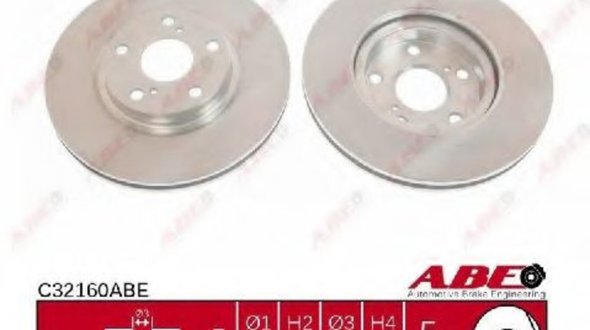 Disc frana TOYOTA AVENSIS Limuzina (T25) (2003 - 2008) ABE C32160ABE piesa NOUA