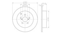 Disc frana Toyota AVENSIS (T25_) 2003-2008 #2 08A3...