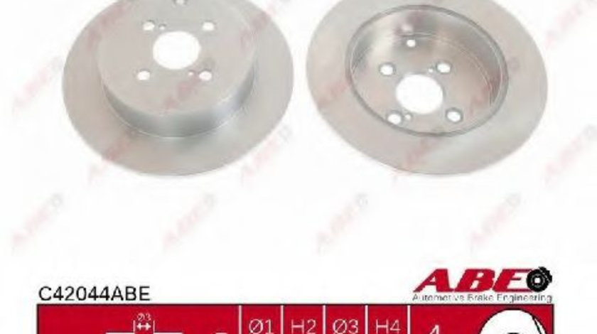 Disc frana TOYOTA COROLLA (CDE12, ZZE12, NDE12, ZDE12) (2001 - 2007) ABE C42044ABE piesa NOUA