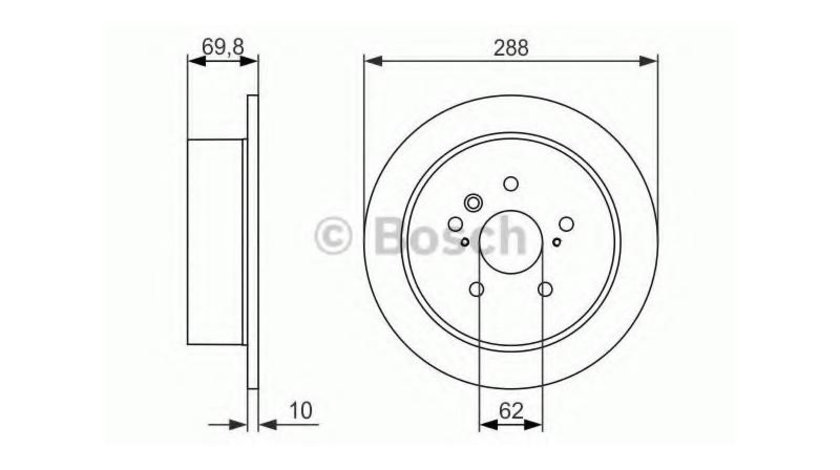 Disc frana Toyota HARRIER (2003-2016)[MCU3_, MHU3_, ACU3_, GSU3_] #2 08A11110