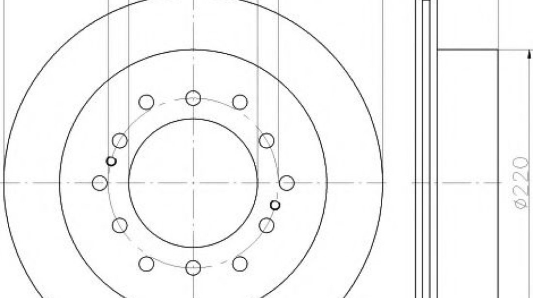 Disc frana TOYOTA HILUX autoturism de teren, inchis (RZN1_, LN1_) (1995 - 2005) HELLA PAGID 8DD 355 114-861 piesa NOUA