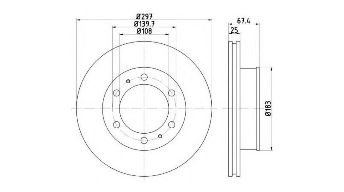 Disc frana Toyota HILUX (VIGO) III pick-up (TGN1_, GGN2_, LAN_, GGN1_, KUN2_, 2004-2016 #2 0986479A96