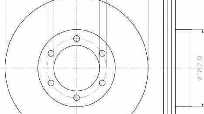 Disc frana TOYOTA LAND CRUISER (KDJ12_, GRJ12_) TEXTAR 92137300