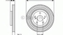 Disc frana TOYOTA PRIUS PLUS (ZVW4) (2011 - 2016) ...