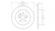 Disc frana Toyota RAV 4 Mk II (CLA2_, XA2_, ZCA2_,...