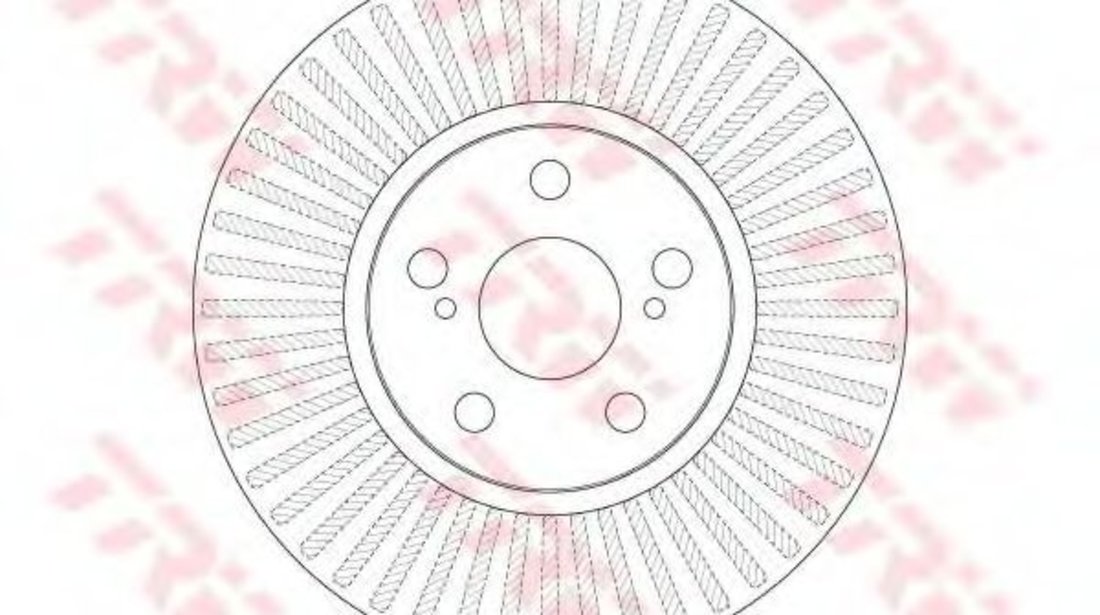 Disc frana TOYOTA URBAN CRUISER (NSP1, NLP1, ZSP1, NCP11) (2007 - 2016) TRW DF6234 piesa NOUA