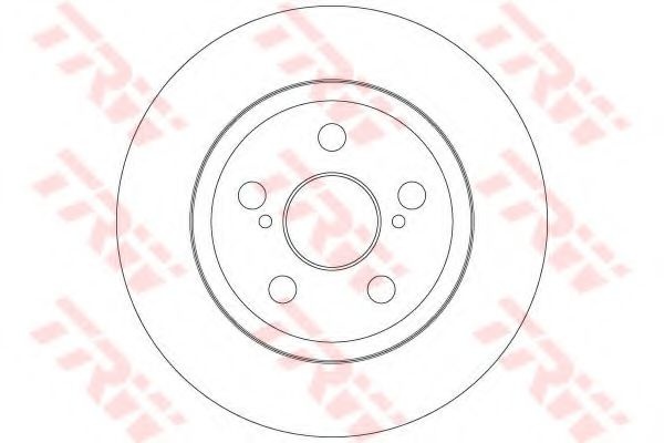Disc frana TOYOTA URBAN CRUISER (NSP1, NLP1, ZSP1, NCP11) (2007 - 2016) TRW DF6331 piesa NOUA
