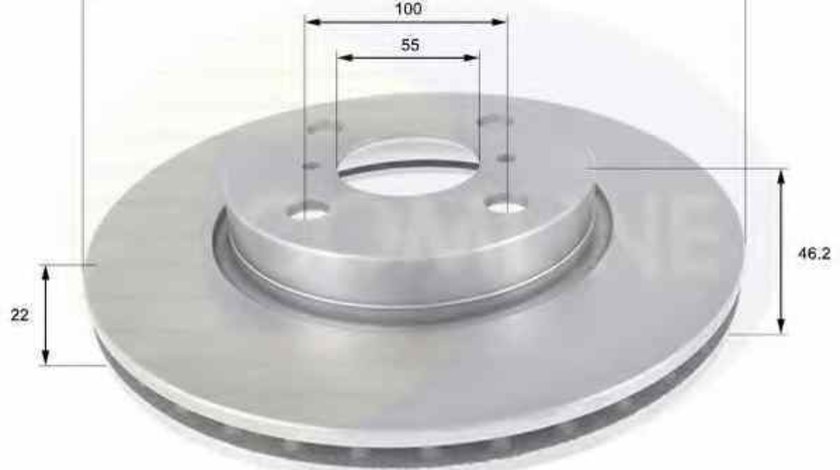 Disc frana TOYOTA YARIS SCP9 NSP9 KSP9 NCP9 ZSP9 COMLINE ADC01133V