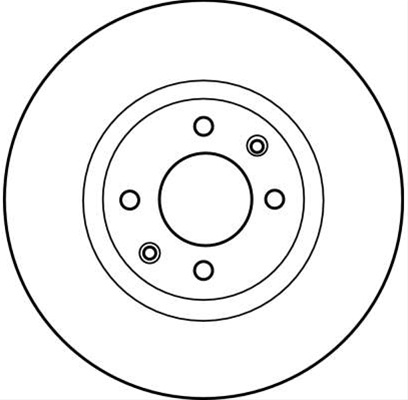 Disc Frana Trw Citroën DF4184