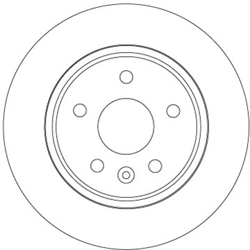 Disc Frana Trw - Livrabil Numai Pereche Opel DF6846