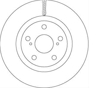 Disc Frana Trw - Livrabil Numai Pereche Toyota DF6675