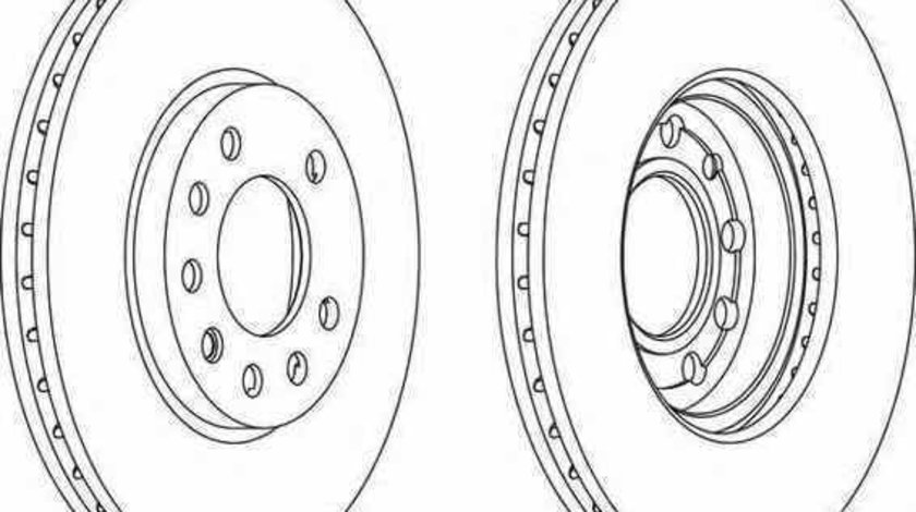 Disc frana VAUXHALL ASTRAVAN Mk V H FERODO DDF1042