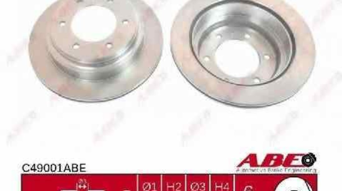 Disc frana VAUXHALL FRONTERA Mk I A ABE C49001ABE