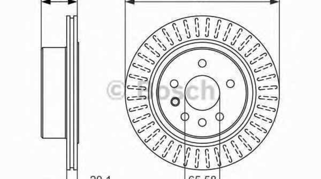 Disc frana VAUXHALL OMEGA B BOSCH 0 986 479 394