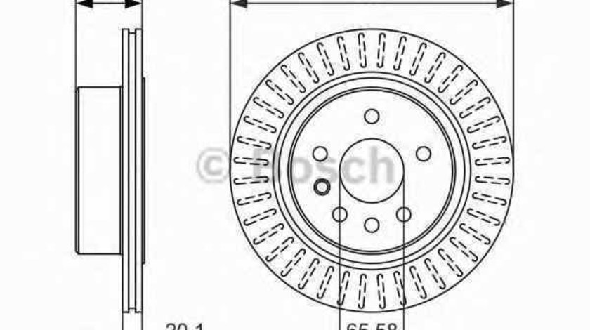 Disc frana VAUXHALL OMEGA B BOSCH 0 986 479 394