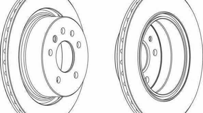 Disc frana VAUXHALL OMEGA B FERODO DDF1366