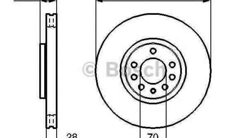 Disc frana VAUXHALL VECTRA Mk II C GTS BOSCH 0 986 479 143