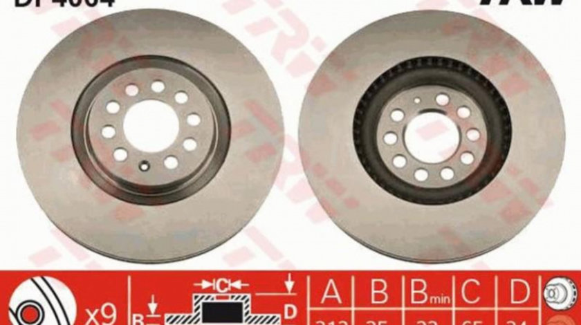 Disc frana Volkswagen VW BORA (1J2) 1998-2005 #2 09788011