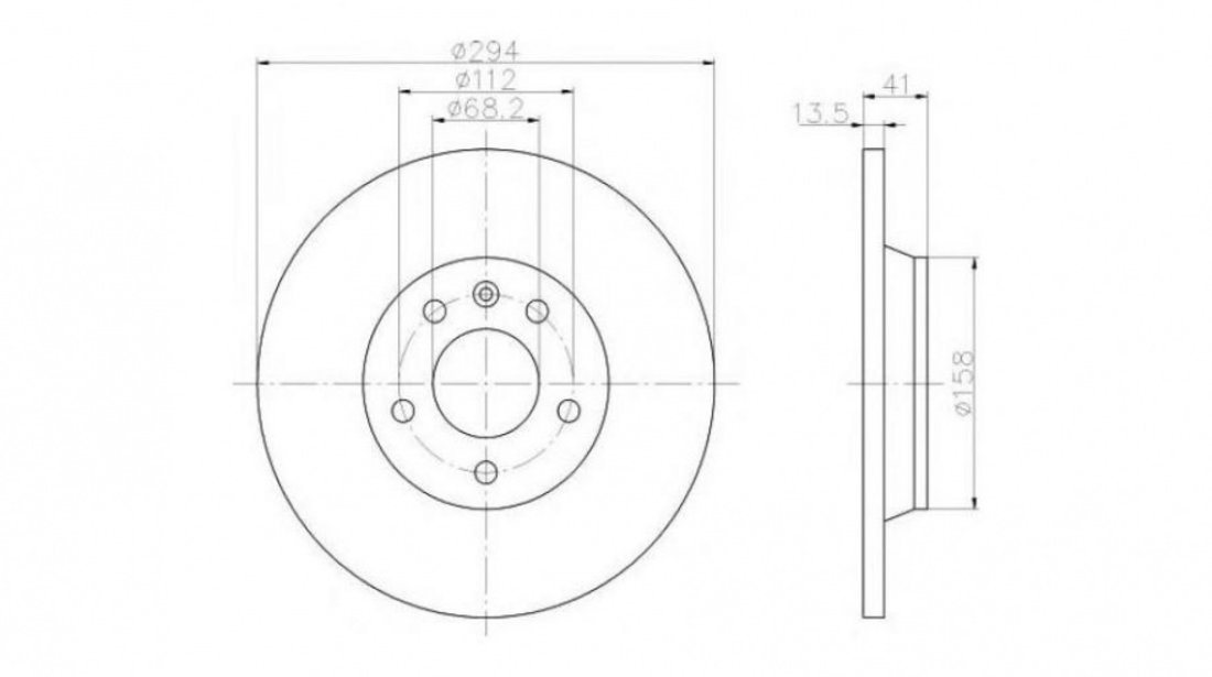 Disc frana Volkswagen VW SHARAN (7M8, 7M9, 7M6) 1995-2010 08917610