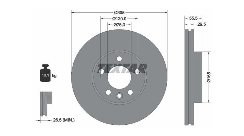 Disc frana Volkswagen VW TOUAREG (7LA, 7L6, 7L7) 2002-2010 #2 0986479211