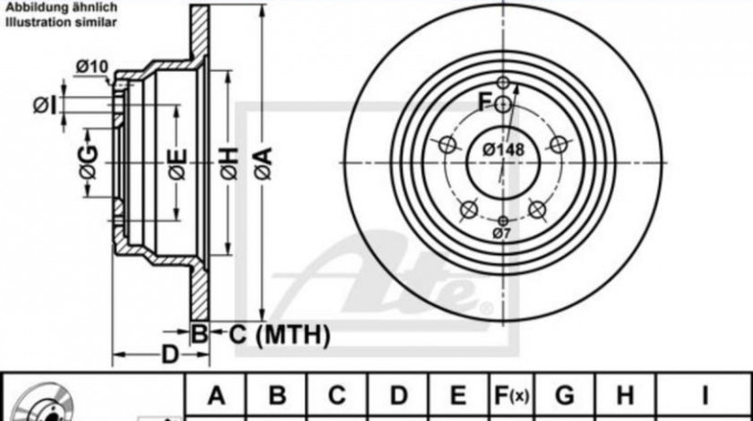 Disc frana Volvo 850 combi (LW) 1992-1997 #2 08556920