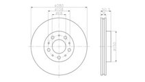 Disc frana Volvo 960 Mk II combi (965) 1994-1996 #...