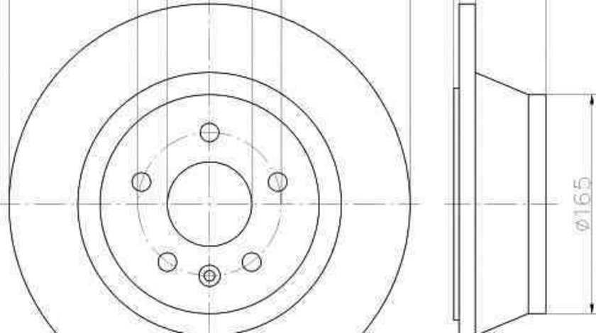 Disc frana VOLVO (CHANGAN) S80L TEXTAR 92168400