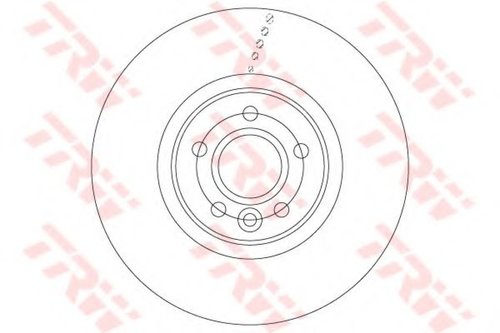 Disc frana VOLVO S40 II (MS) (2004 - 2016) TRW DF6676S piesa NOUA