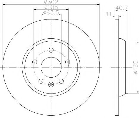 Disc frana VOLVO S60 II (2010 - 2016) TEXTAR 92162903 piesa NOUA
