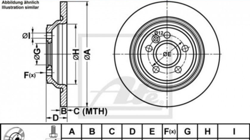 Disc frana Volvo S80 II (AS) 2006-2016 #2 08A53710