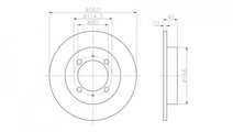 Disc frana Volvo V40 combi (VW) 1995-2004 #2 08704...