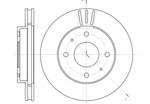 Disc frana VOLVO V40 Combi (VW) (1995 - 2004) REMSA 6394.11 piesa NOUA