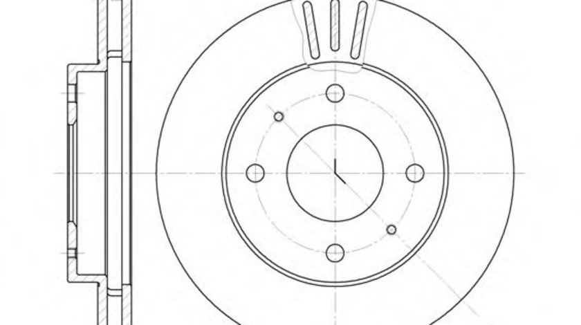 Disc frana VOLVO V40 Combi (VW) (1995 - 2004) REMSA 6394.11 piesa NOUA