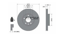 Disc frana Volvo V40 hatchback 2012-2016 #2 09A905...