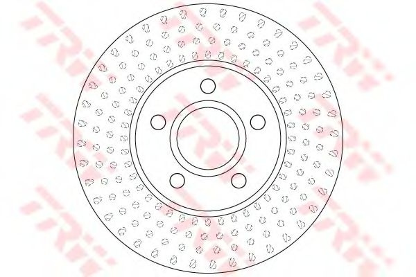 Disc frana VOLVO V40 Hatchback (2012 - 2016) TRW DF6536 piesa NOUA