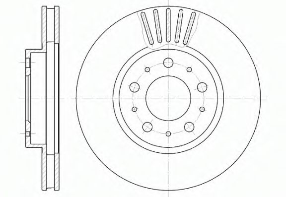 Disc frana VOLVO V70 I (LV) (1996 - 2000) REMSA 6410.10 piesa NOUA