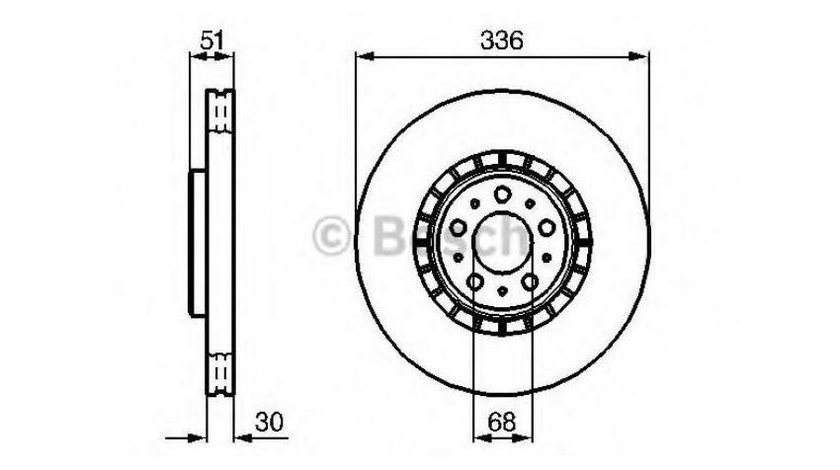 Disc frana Volvo XC90 I 2002-2016 #2 0986479202