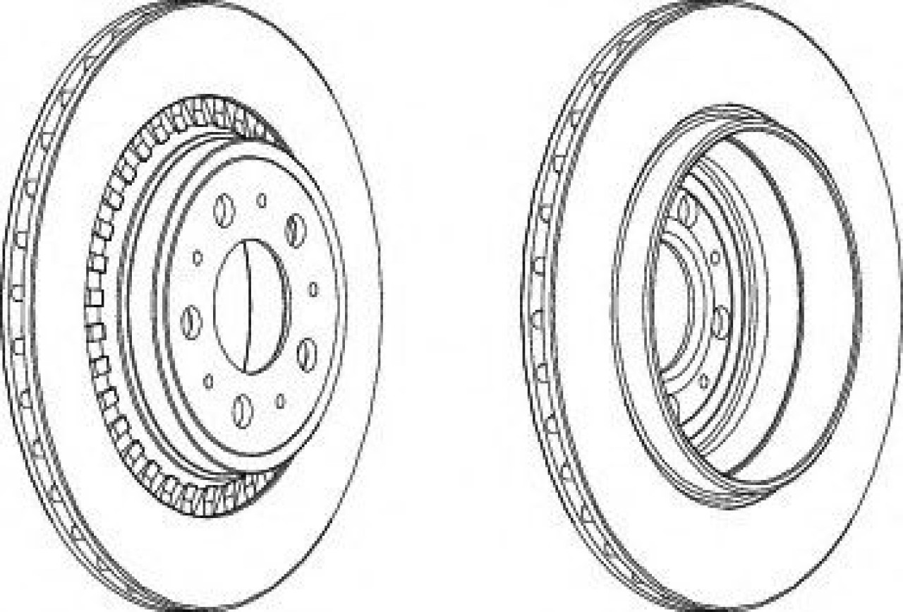 Disc frana VOLVO XC90 I (2002 - 2016) FERODO DDF1551C piesa NOUA