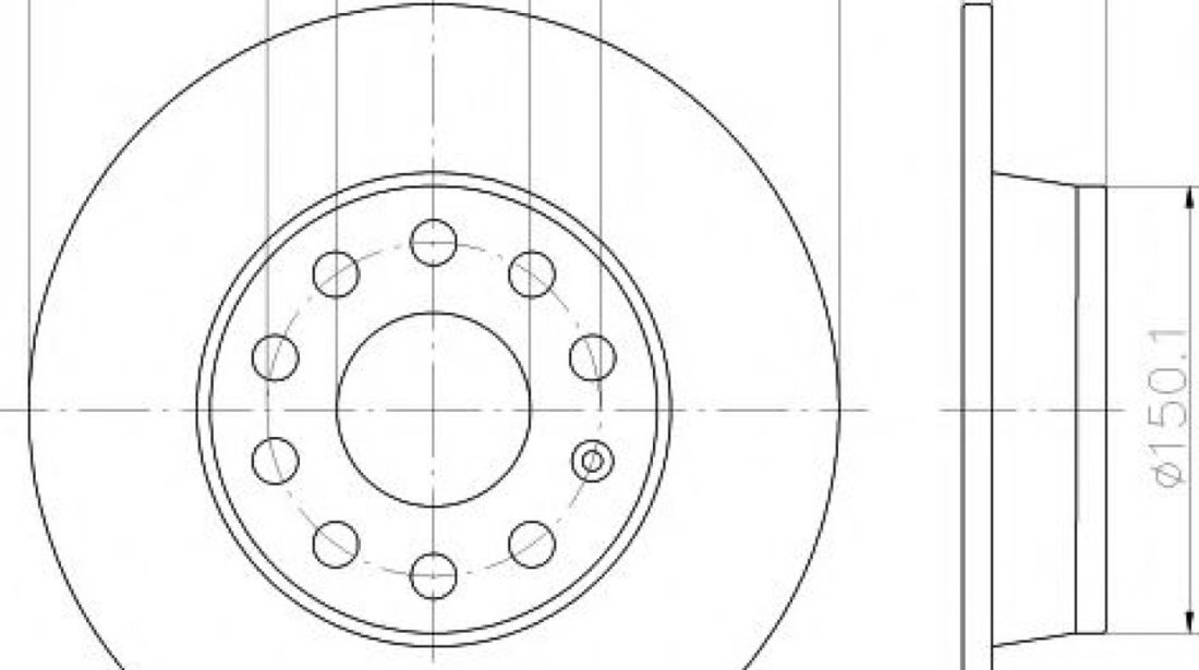 Disc frana VW BEETLE Cabriolet (5C7) (2011 - 2016) HELLA PAGID 8DD 355 116-971 piesa NOUA