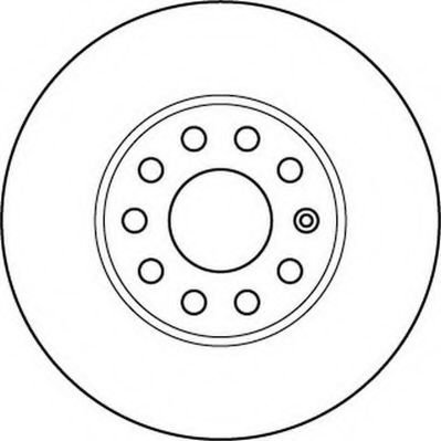 Disc frana VW BEETLE Cabriolet (5C7) (2011 - 2016) JURID 562235JC piesa NOUA