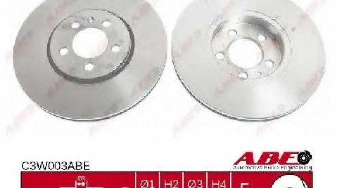 Disc frana VW BORA (1J2) (1998 - 2005) ABE C3W003ABE piesa NOUA