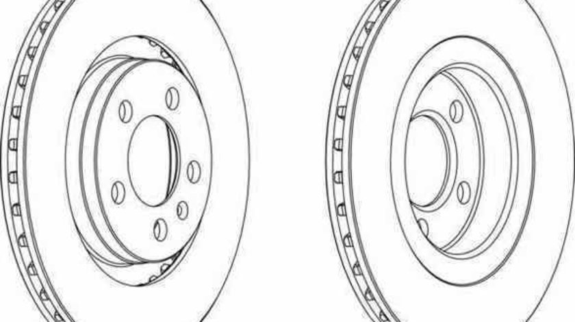 Disc frana VW BORA 1J2 FERODO DDF928